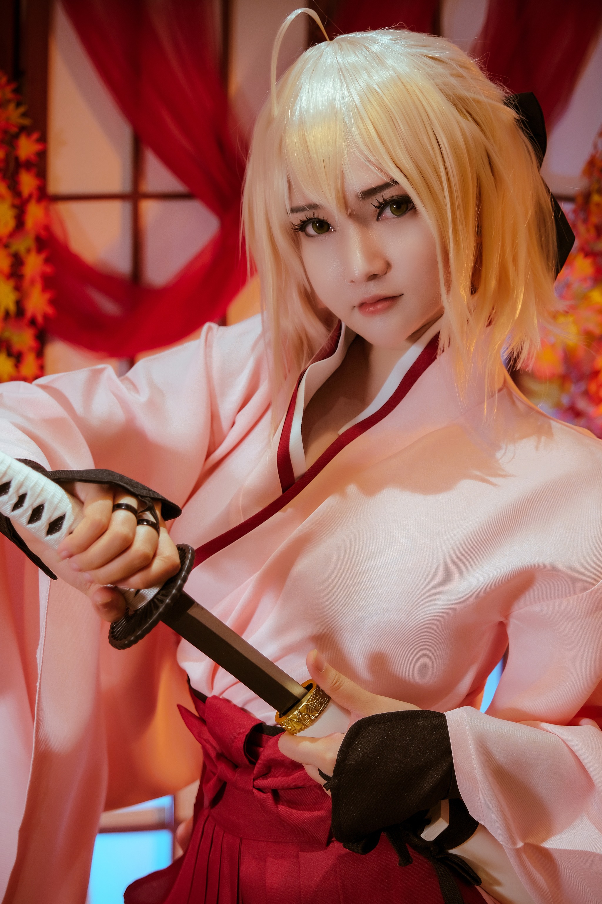 图片[1]-Potato Godzilla – NO.092 Okita Souji Sakura Saber[18P]-XikXak